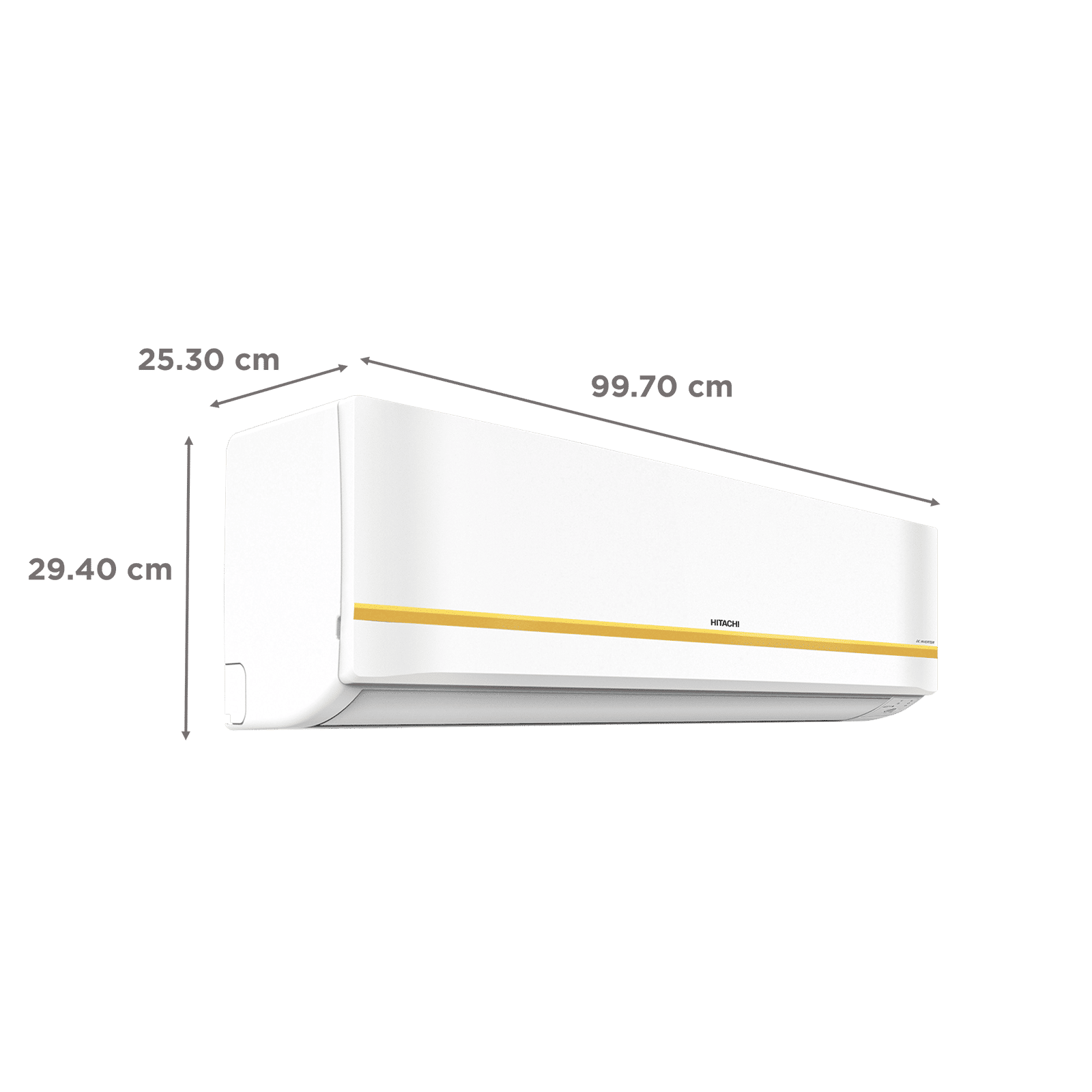 Buy Hitachi Kiyora 5100X 2 Ton 3 Star Hot & Cold Inverter Split AC